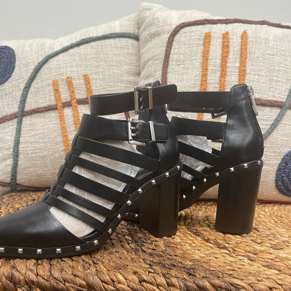 Charles by Charles David Diesel Black Booties